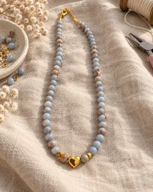 Collar piedra Celestina